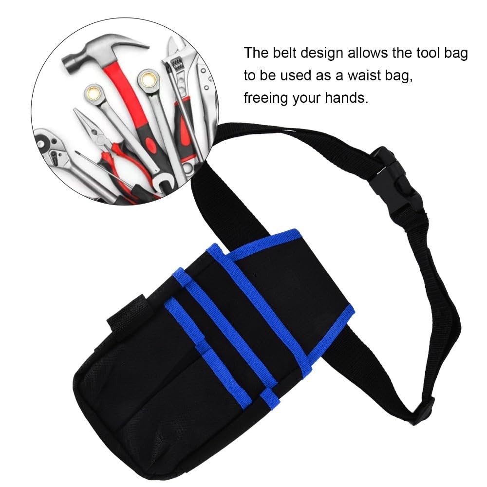Chiffonade Electrician Tool Pouch Bag Multi-Functional Belt Tool Pouch, Hardw…