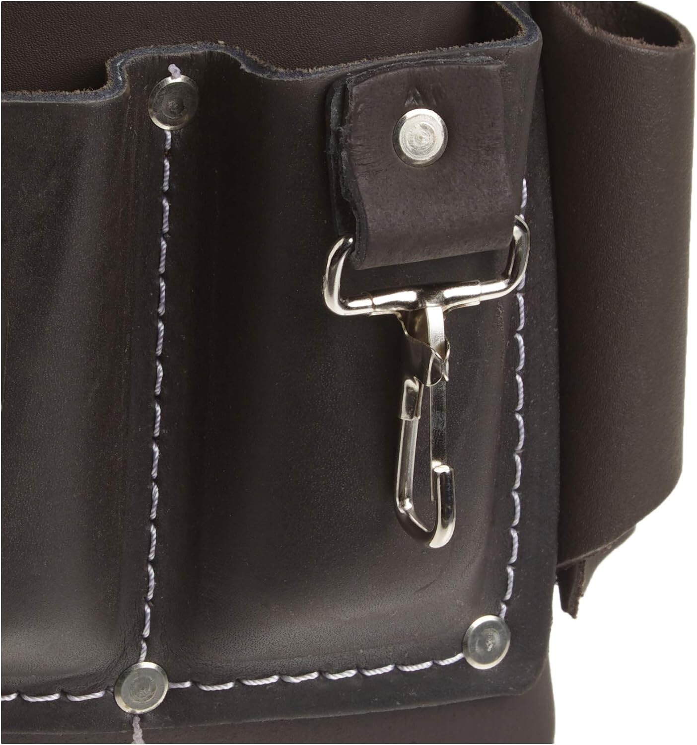 McGuire-Nicholas 526-CC Brown Professional Electrician’S Pouch, oil tanned leath
