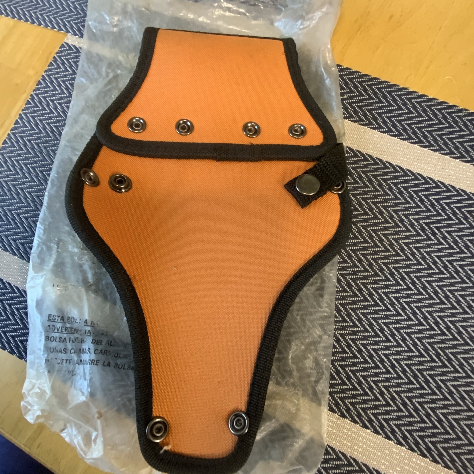 RIDGID Fabric Tool Holster Pouch Belt Clip Holder Orange Gray Black
