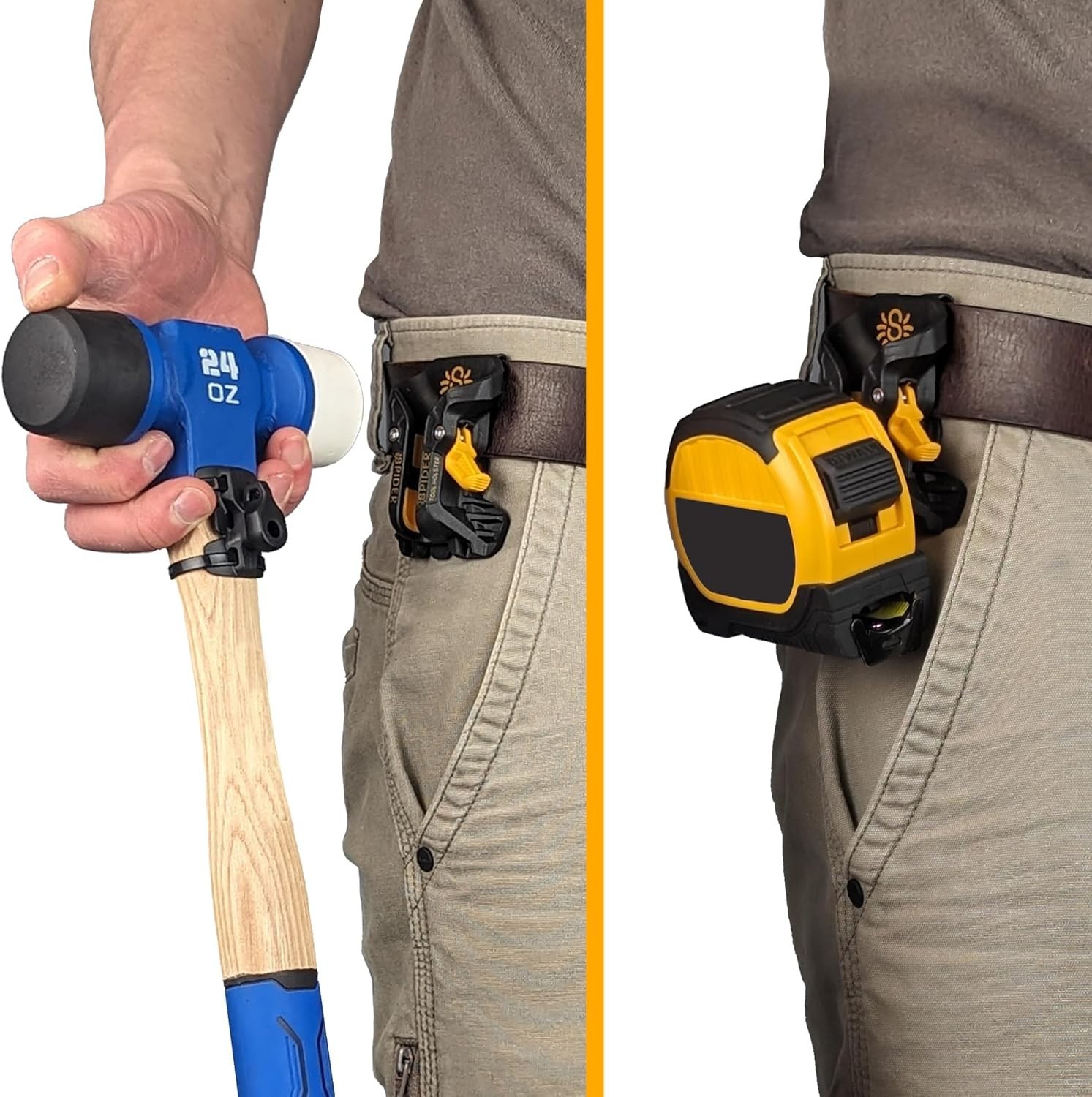 Self Locking Tool Holster Kit – Quick Draw Design with Ambidextrous Lock