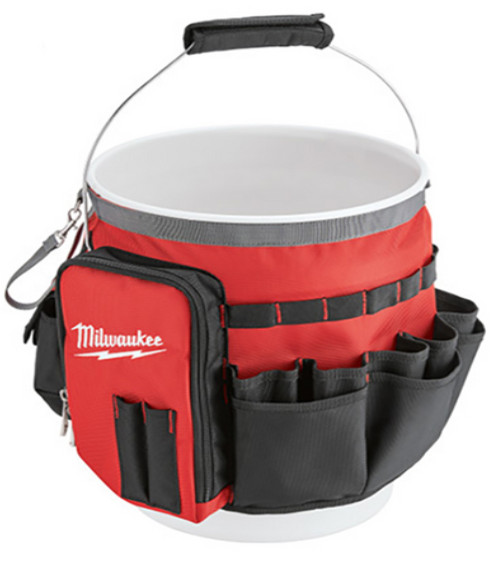 Milwaukee 48-22-8175 Bucket Organizer Tool Bag 32 Pocket Utility Storage NEW