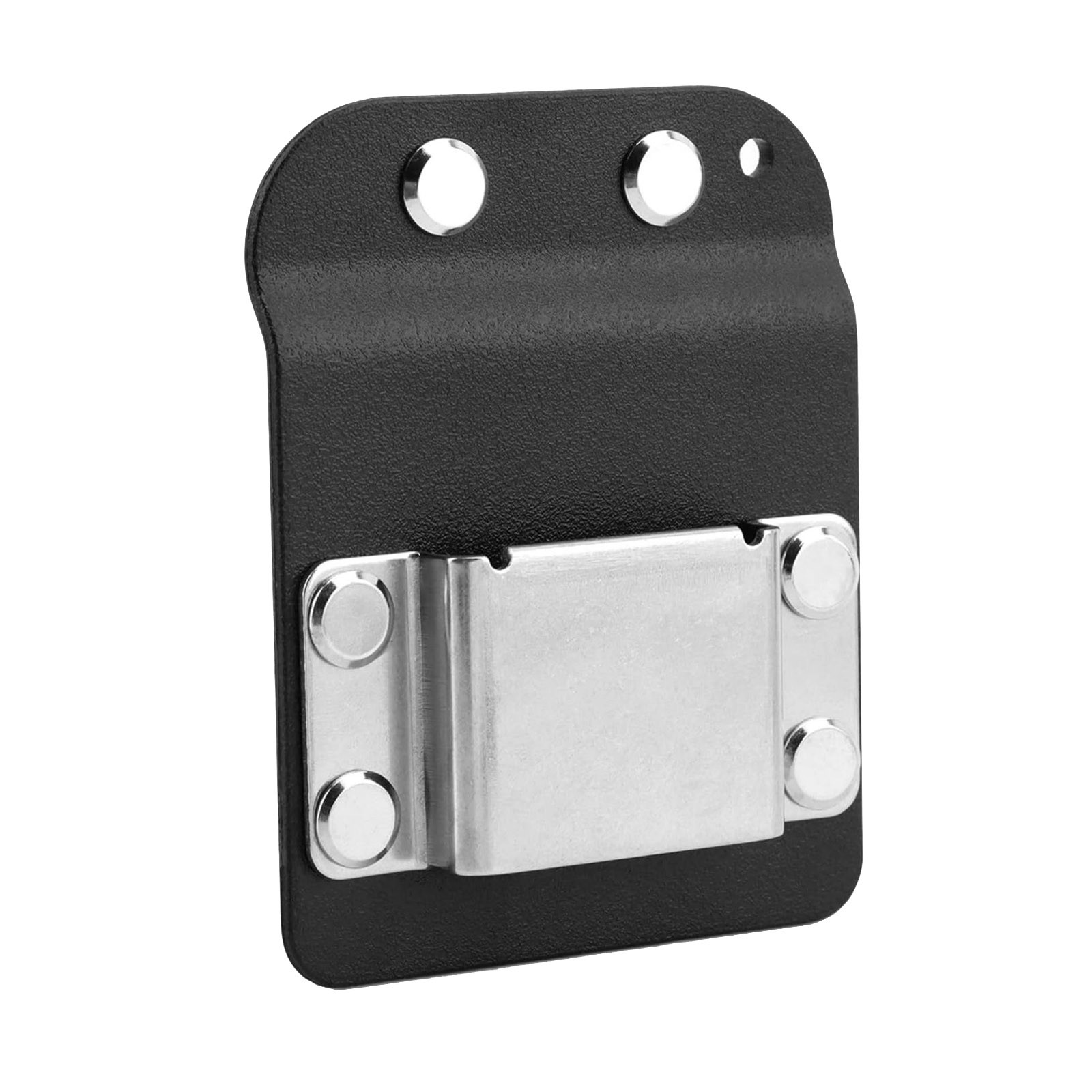 Tool Belt Clip Tape Measure Holder Black Metal Nylon Drill Holster Low Profile