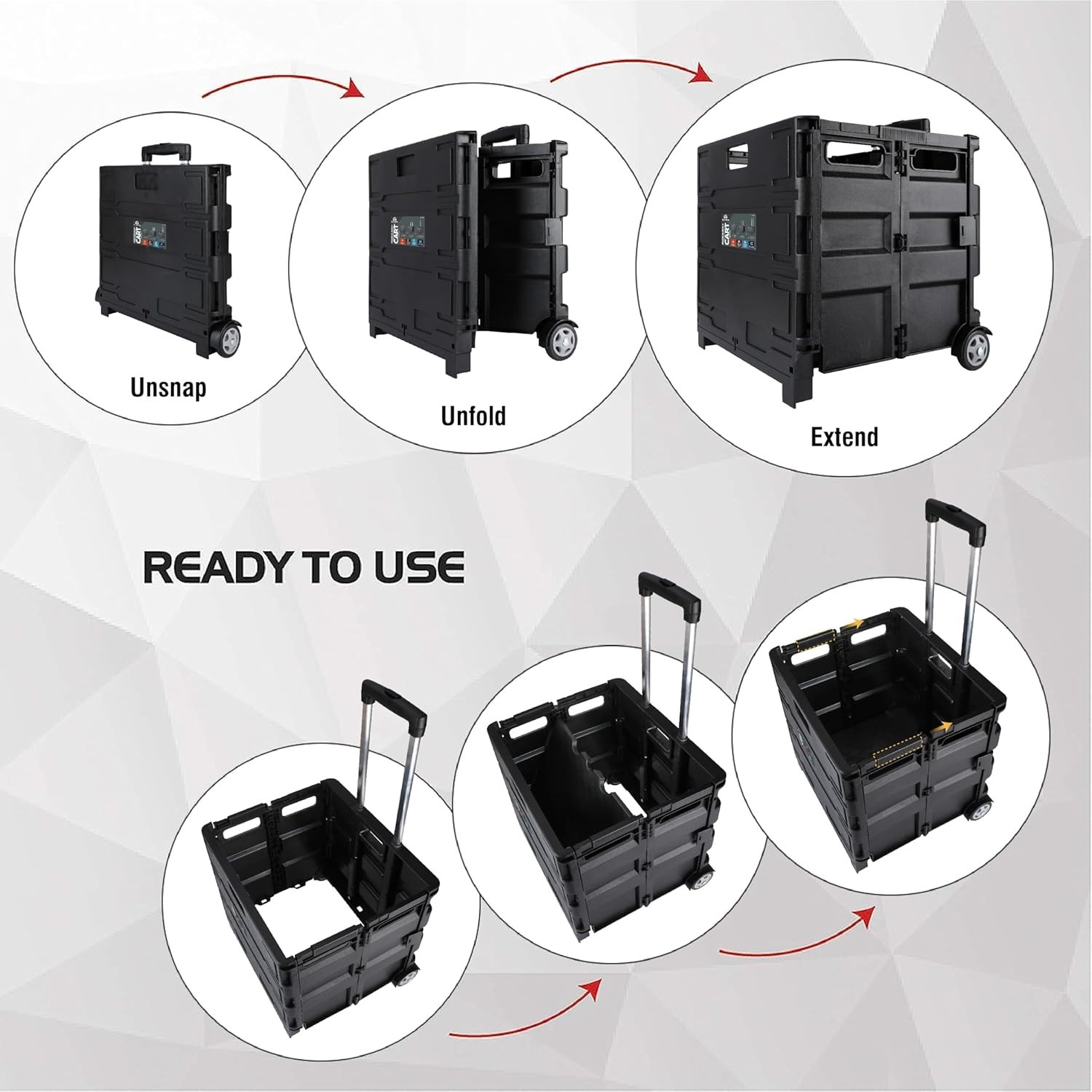 Robust 85-010 Pack-N-Roll Portable Tool Carrier – Ideal for Indoor & Outdoor Use
