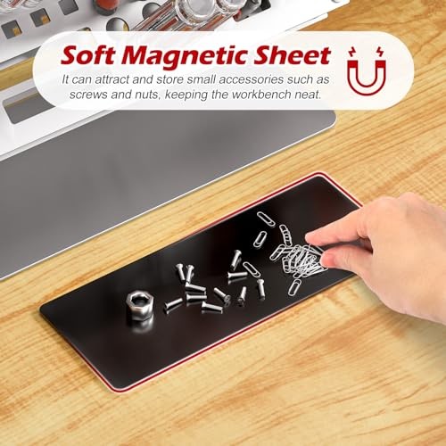 Screwdriver Organizer Holder Adjustable Carbon Steel Silver