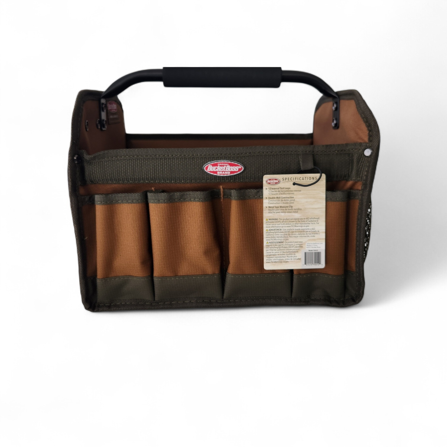 Gatemouth Bucket Boss Tool Tote 12in