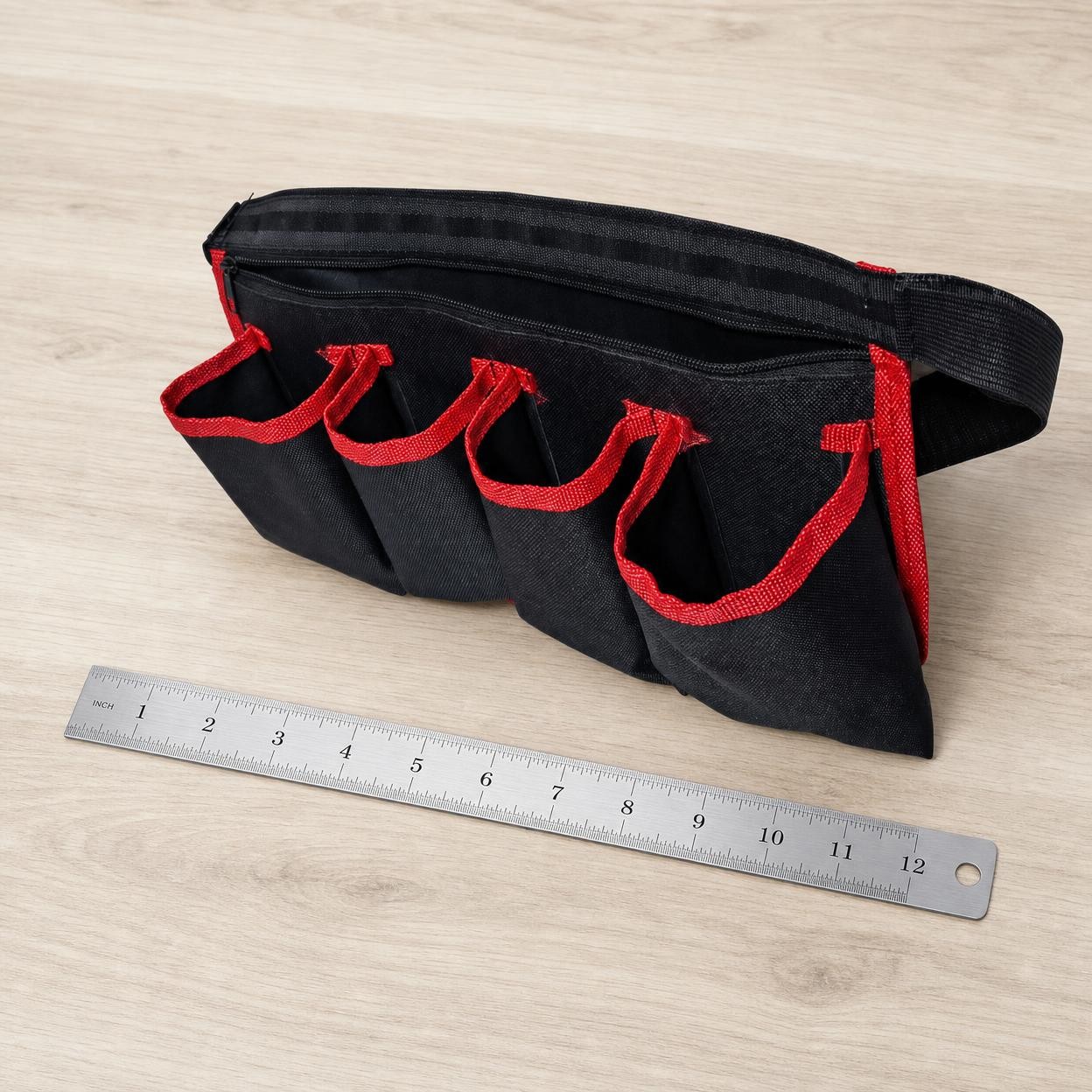 Lightweight Waterproof Material Tool Belt, Multi Pocket Work Waist Pouch