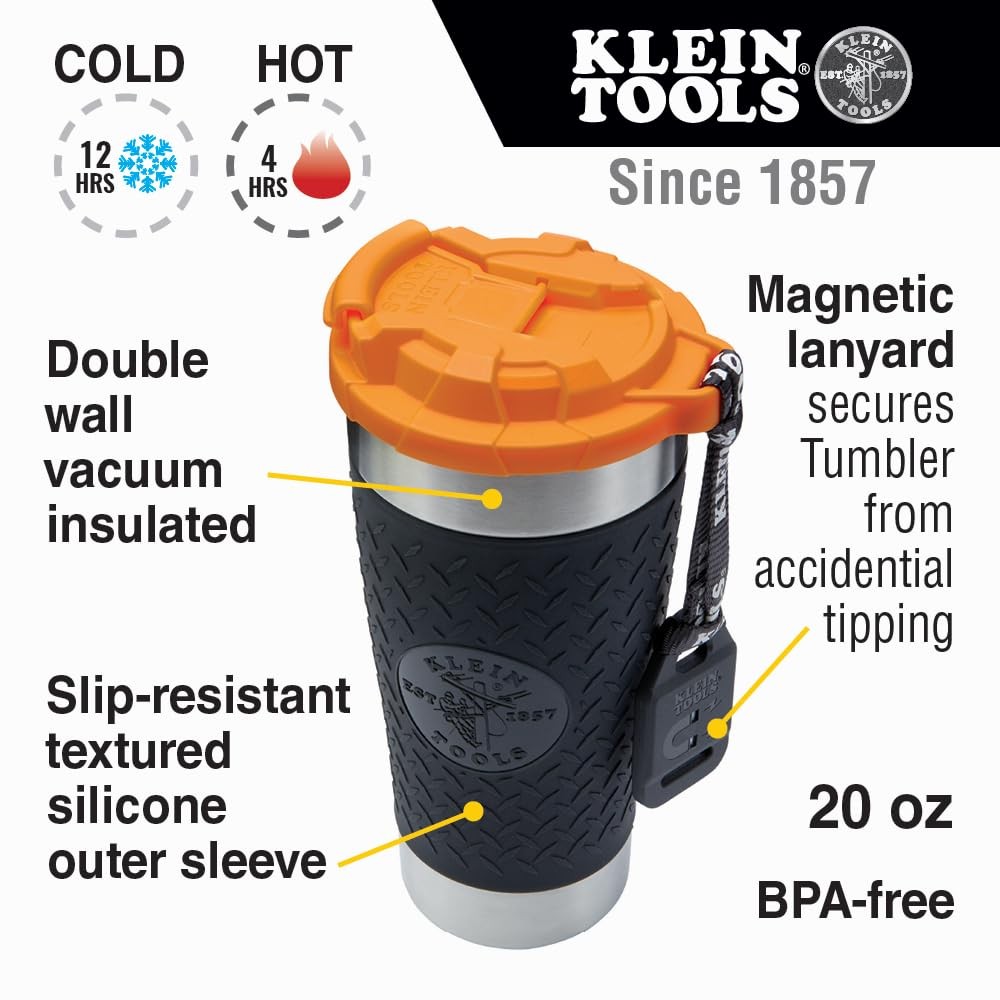 Klein Tools 3 Piece Tradesman Pro Backpack Kit with Tumbler and Keychain