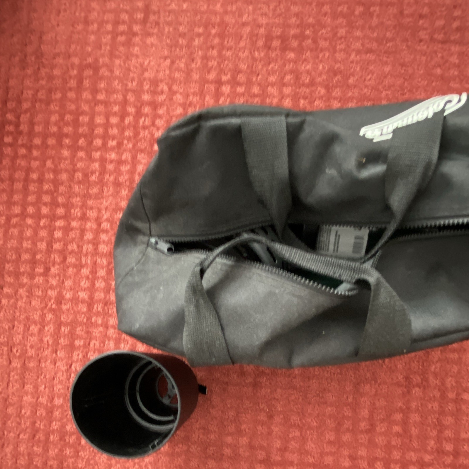 Milwaukee Black Fabric Tool Bag with Handles, Zipper Closure