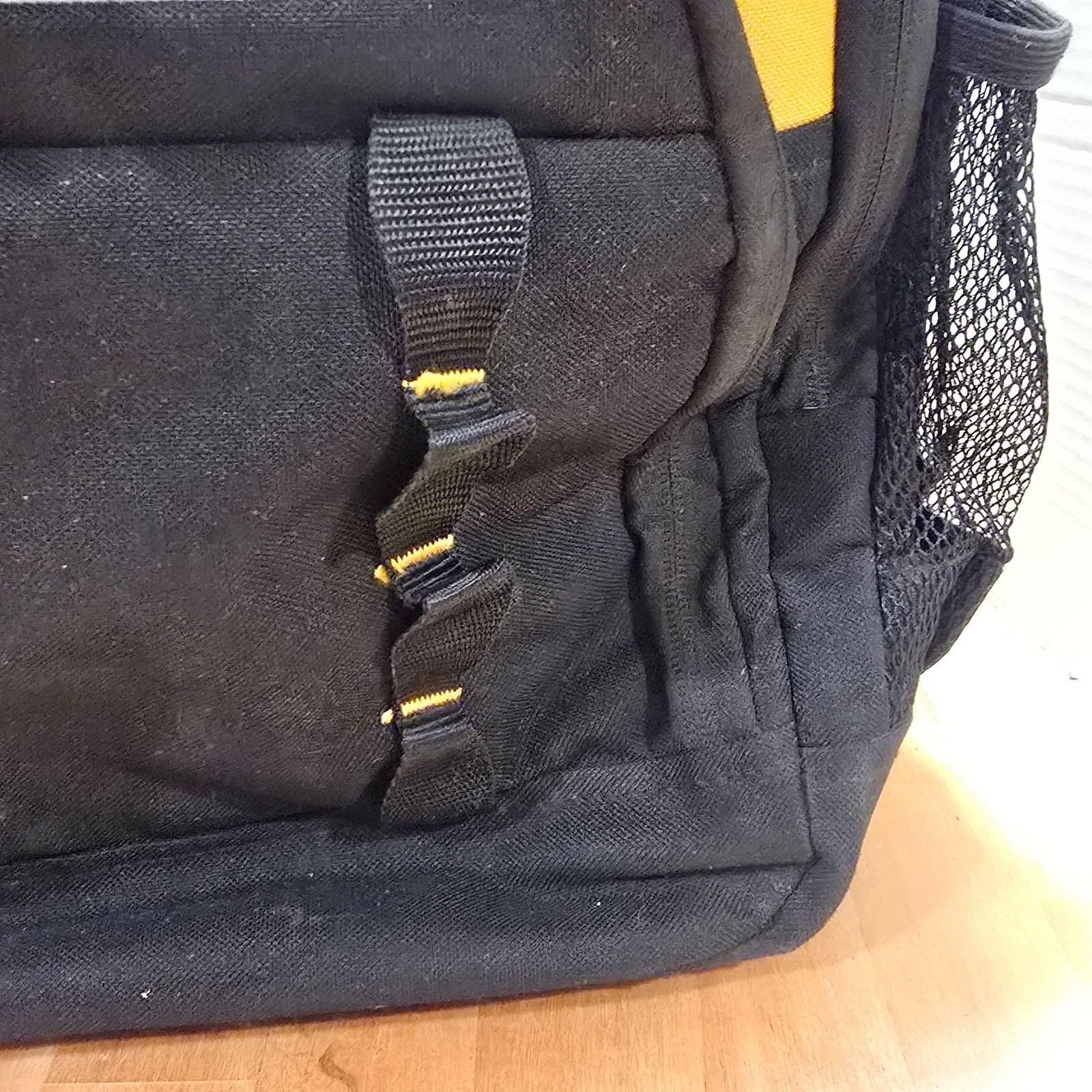 Bostitch Tool Backpack Adjustable Black Polyester Padded Handle Organizer Bag