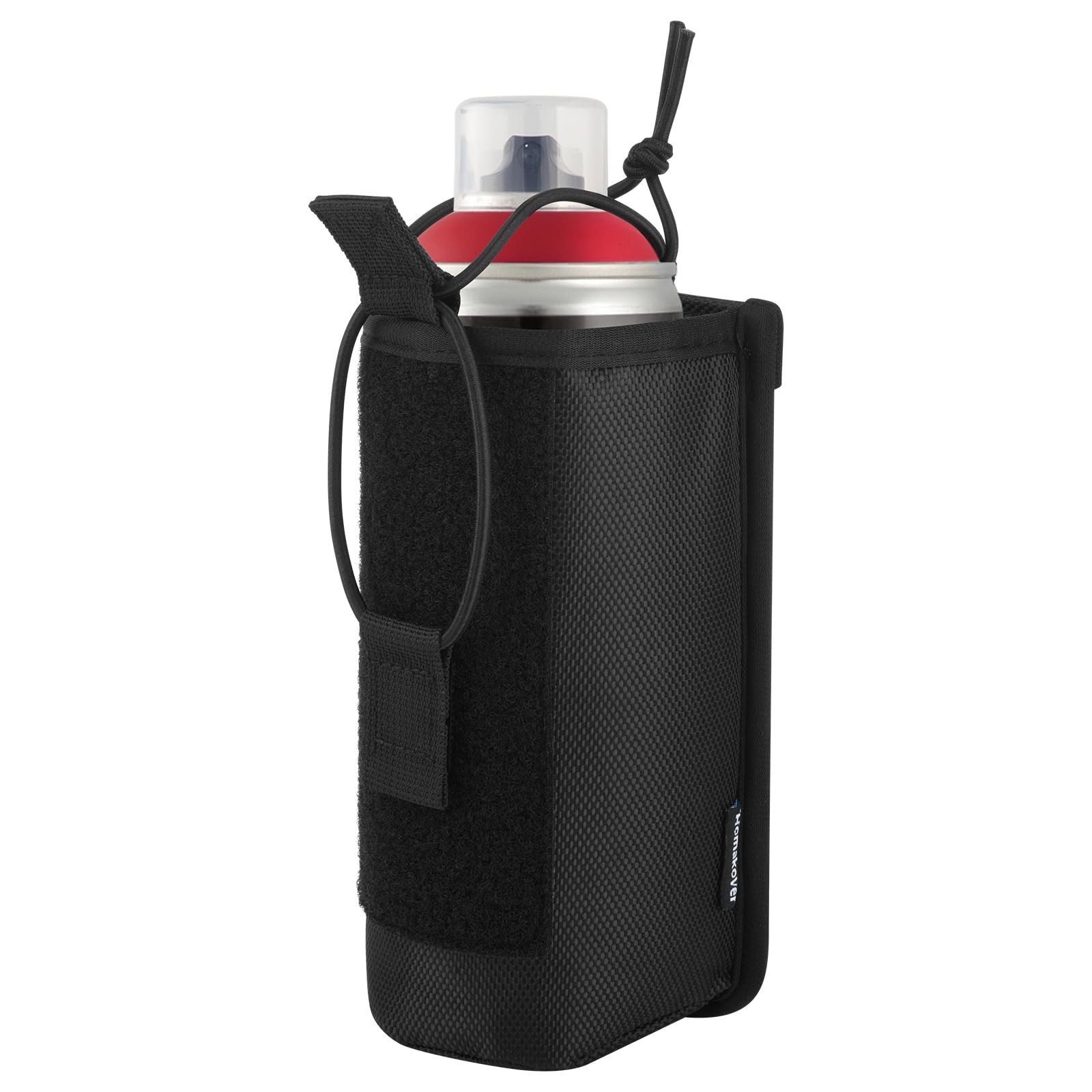 1680D Black Spray Can Belt Holster, 1 Pack Spray Bottle Holder with Metal Bel…