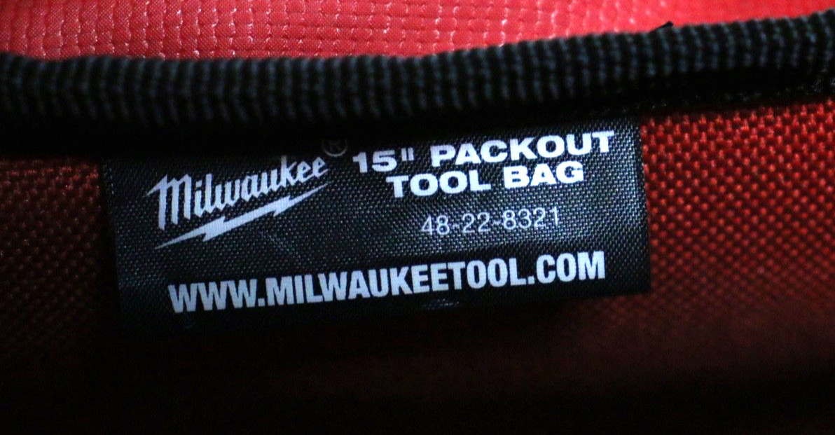 Milwaukee 15″ Packout Tool Bag Model 48-22-8321