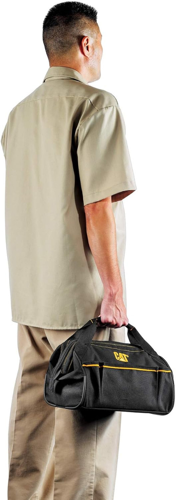 16″ Pro Tool Bag – 18 Pockets, Water-Resistant, Adjustable Strap