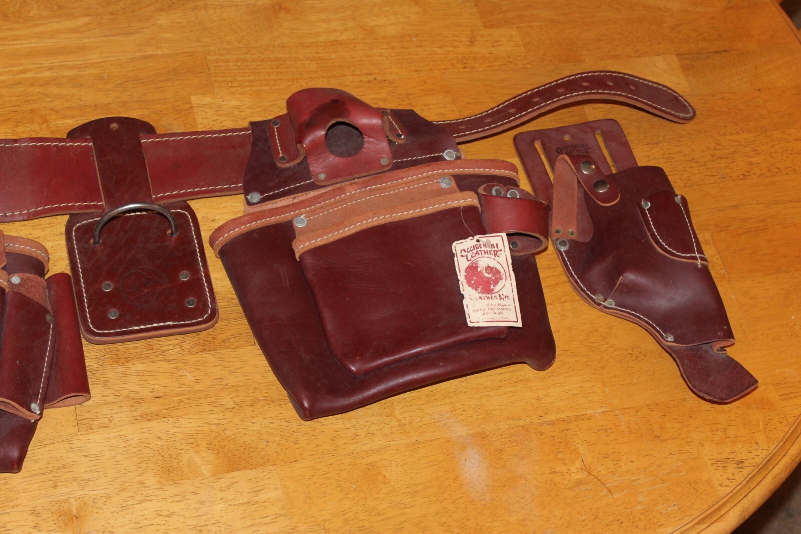 Occidental Leather 5080M Medium Leather Pro Framer Tool Belt With Drill Holster