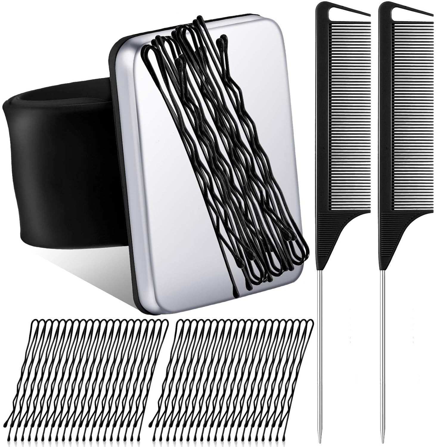 Magnetic Silicone Wrist Strap Hair Braiding Tools Magnetic Wristband Sewing Pinc