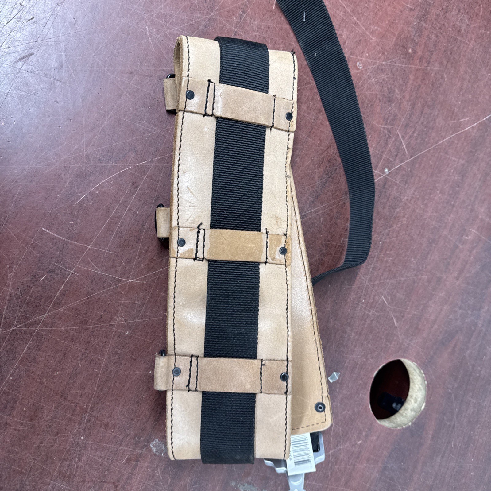 FIRM GRIP Build-A-Rig Padded Leather Tool Belt Size Large/XLarge MISSING