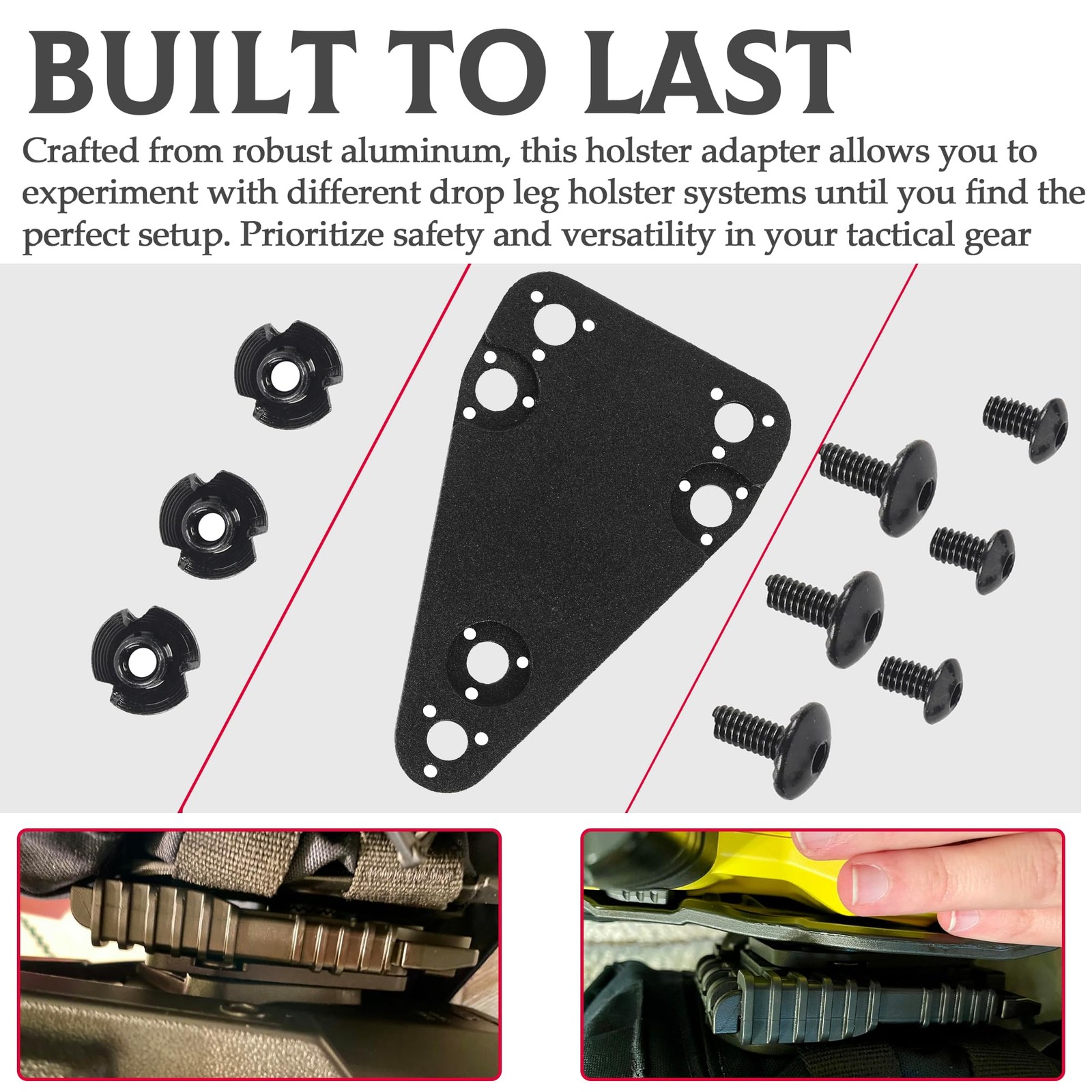 Universal Holster Adapter Kit Compatible with Blackhawk and Safariland Tactic…