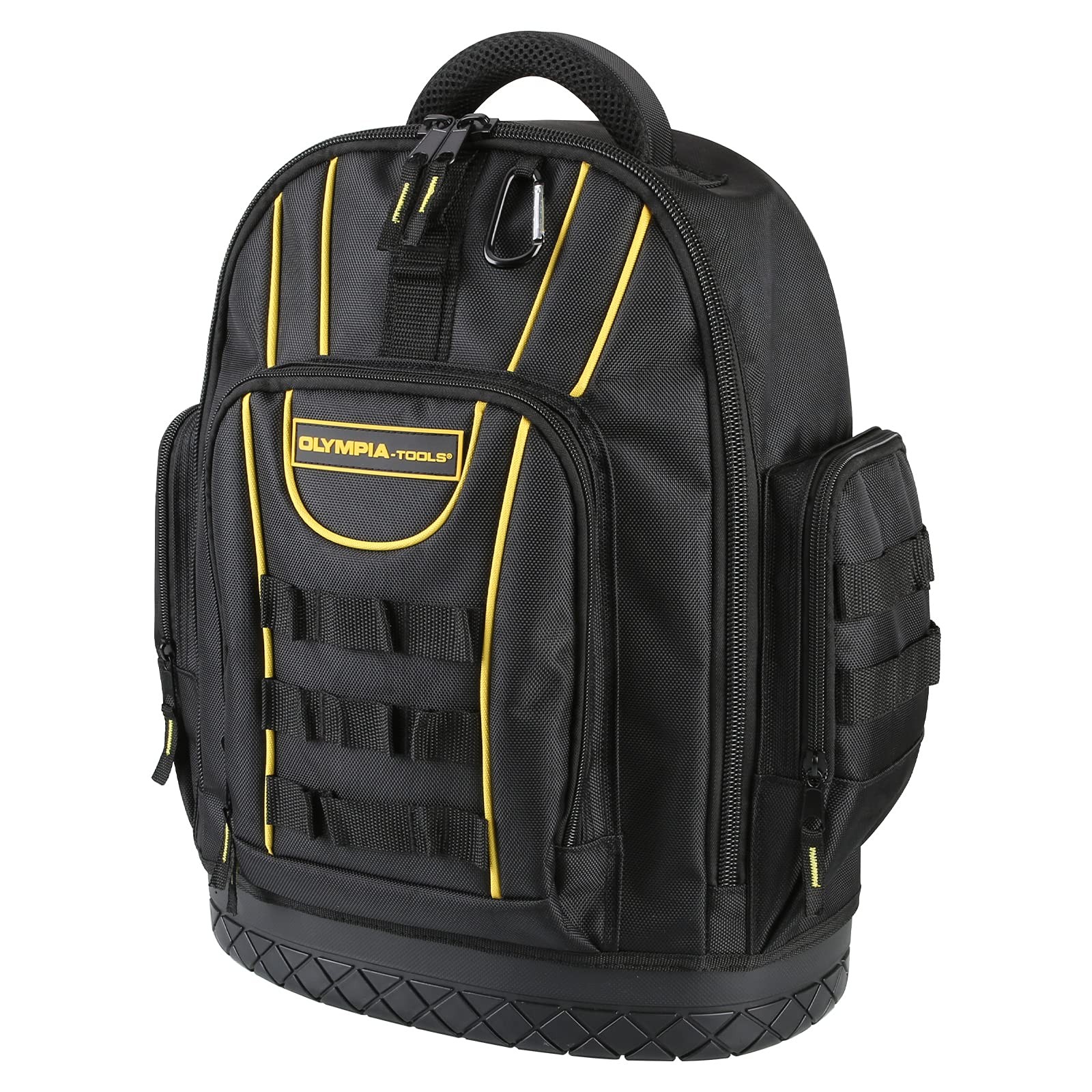 S Tool Backpack Moulded Waterproof Base Padded Shoulder Straps Breathable Padded