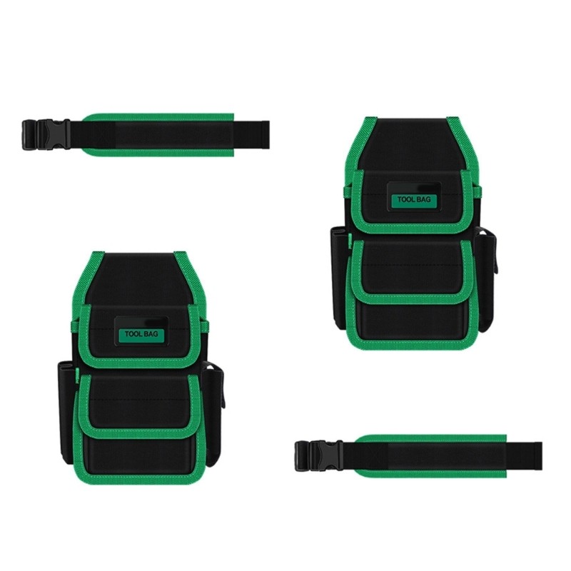 2PCS Heavy Duty Work Belt Pouches Waterproof Interior Reinforced Stitching