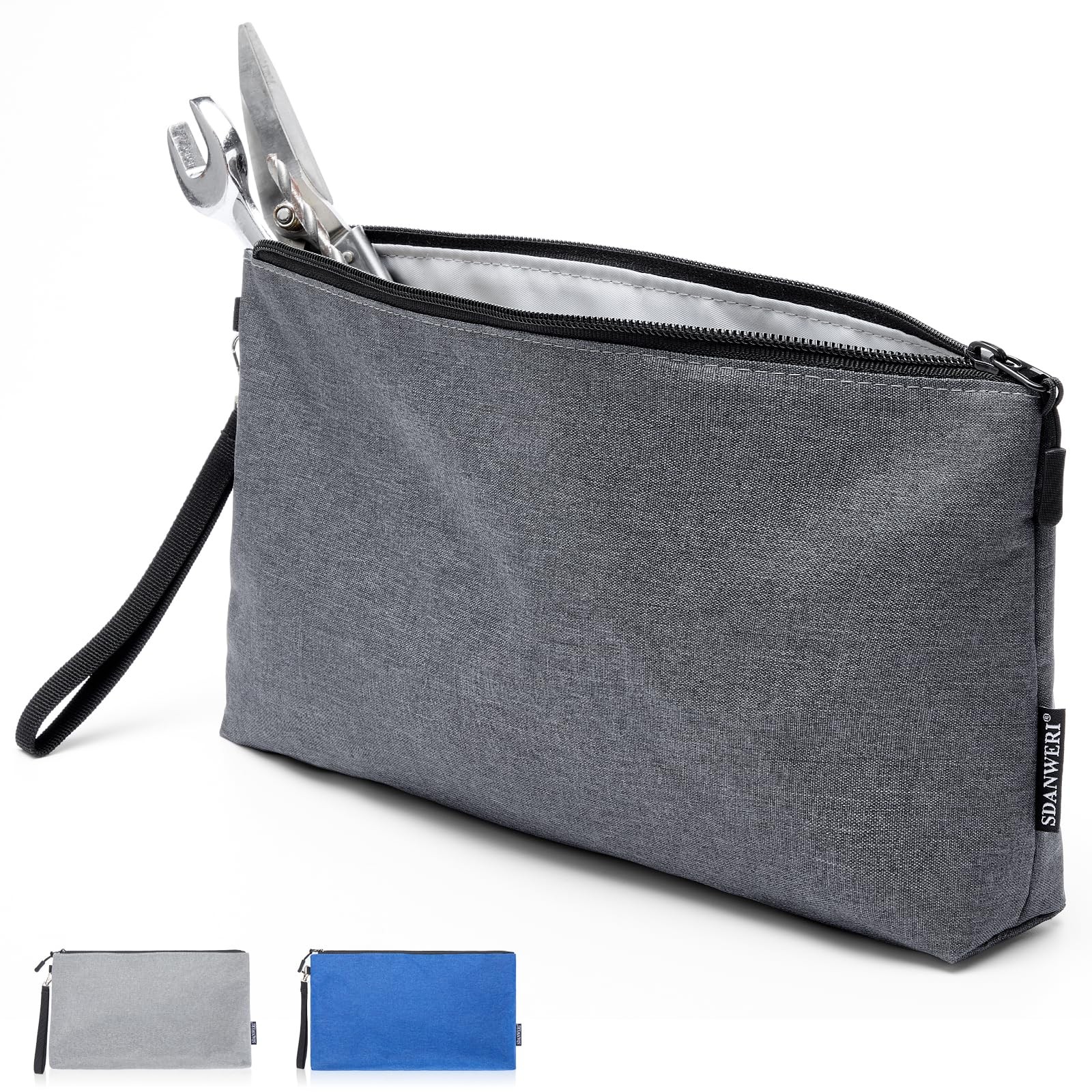 1Pack 12 Inch Tool Bag Zipper Pouch, Small Tool Pouch, Utility Multipurpose S…