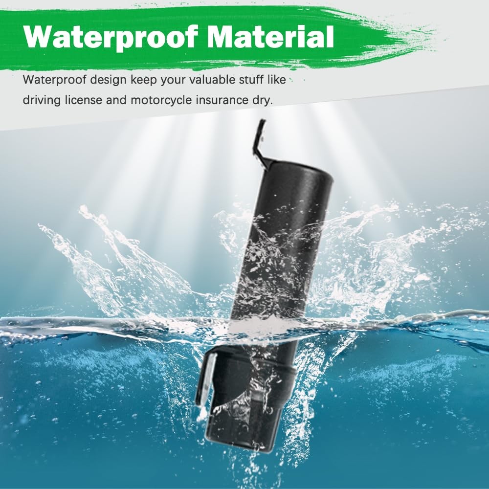 Motorcycle Off-Road Universal Waterproof Tool Tube Gloves Raincoat Storage Bo…