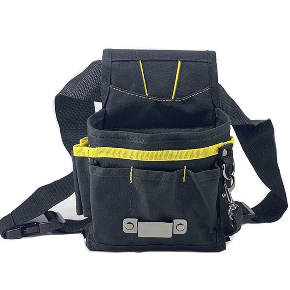 Brand New Tool Bag Waist Storage 600D Oxford Fabric Belt Tool Black Electrician