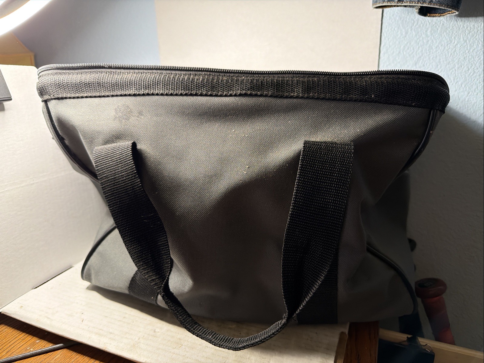 Porter-Cable OEM Large Contractor Tool Bag Case w/ Zipper & Handles 17x9x11”