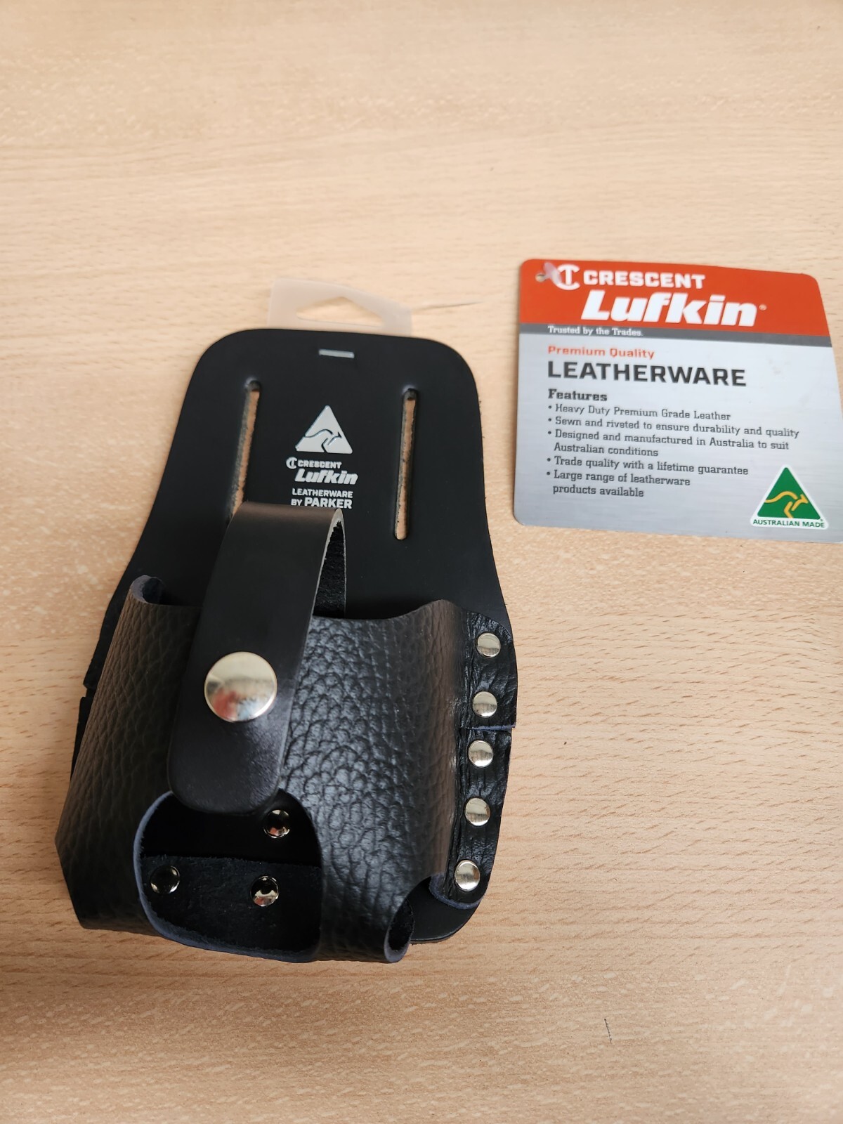 Lufkin 5-8m Tape Holster Leather Black – PTH0010