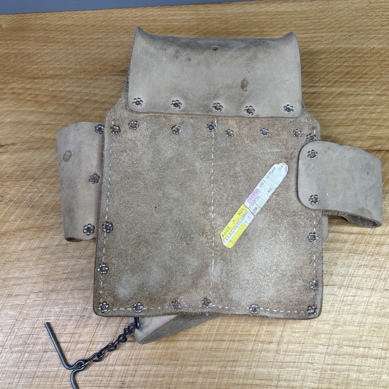 Nicholas #545 Tool Belt Holster Leather Pouch Cowhide Holder Utility Carpenter
