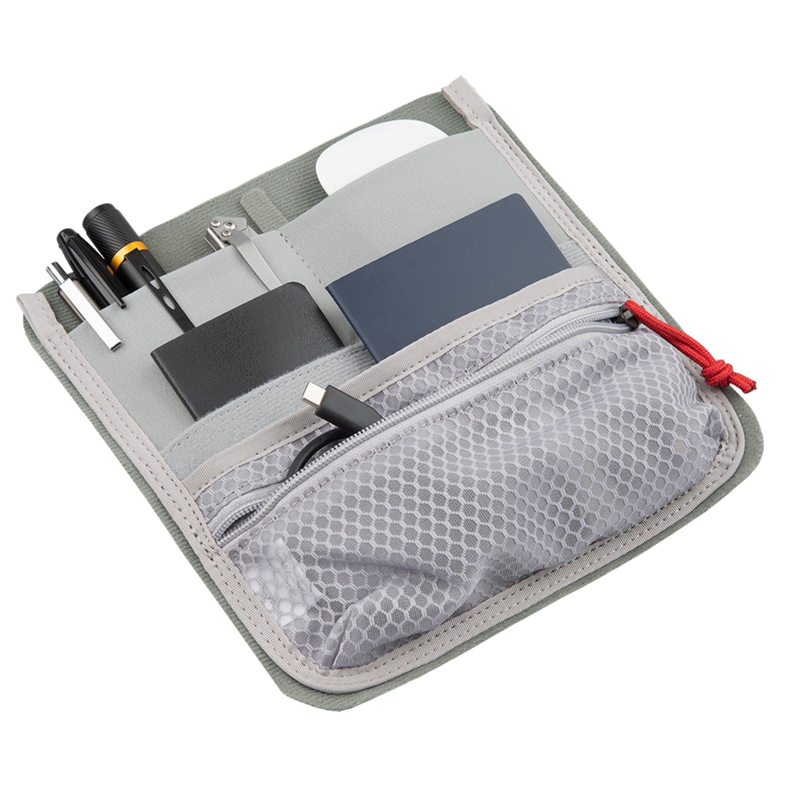 Vertx F1 VTX5236 Admin Organizer Multi Pocket Grey One Size