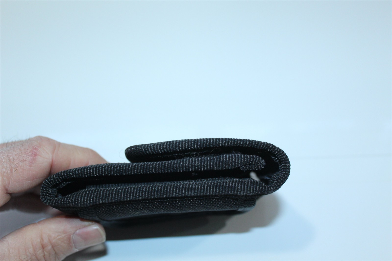 Duluth Trading Co Canvas Rip Stock Pouch Black 3-1/2″ x 4″