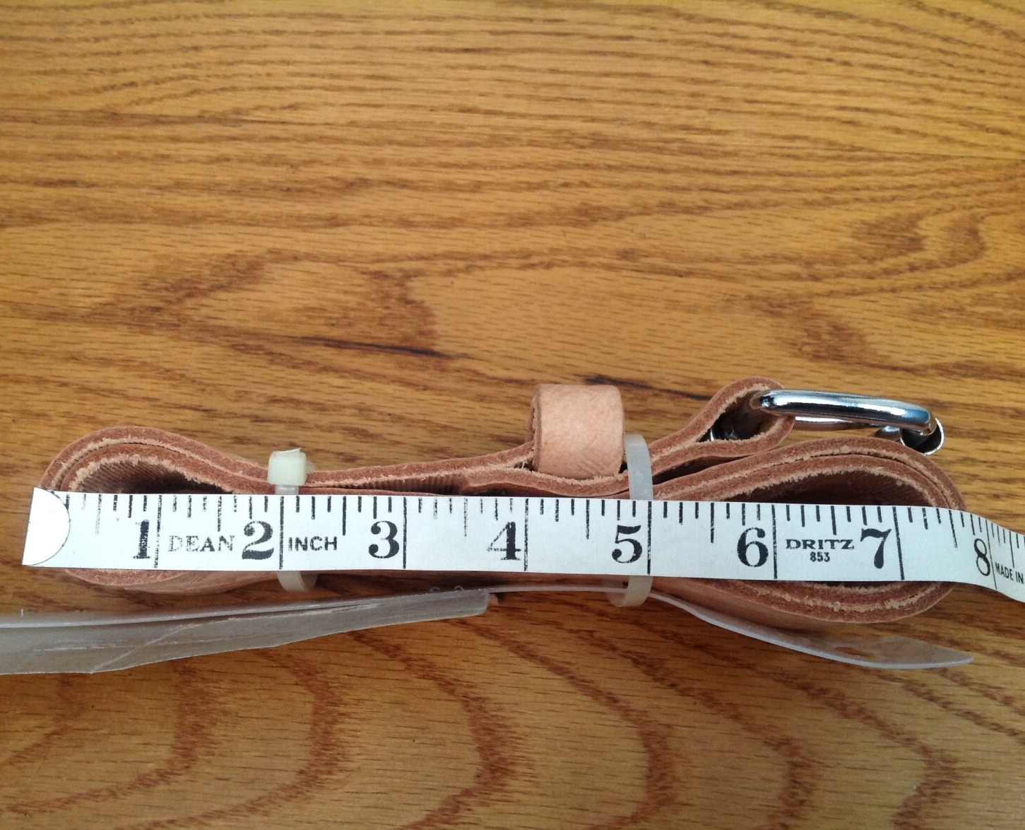 BUCKET BOSS CLASSIC SADDLE LEATHER STEEL BUCKLE TOOL BELT 55133 MENS SIZE LARGE