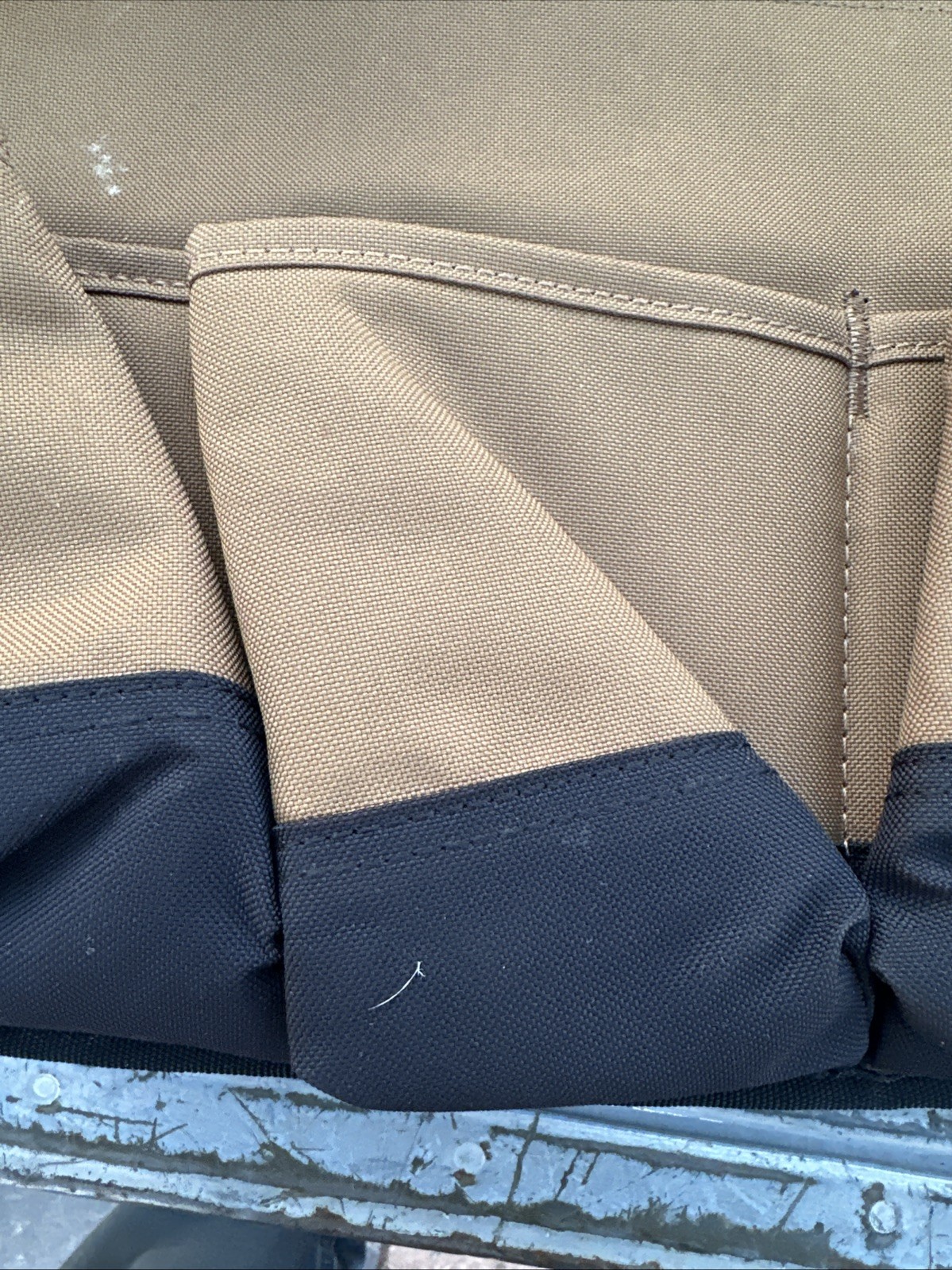 Carhartt Brown Six Pack Caddy – Defender Canvas w 6 Glass Bottle Can Insulated
