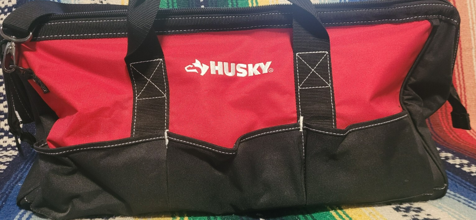 24″ Water-Resistant Contractor Tool Bag with Shoulder Strap