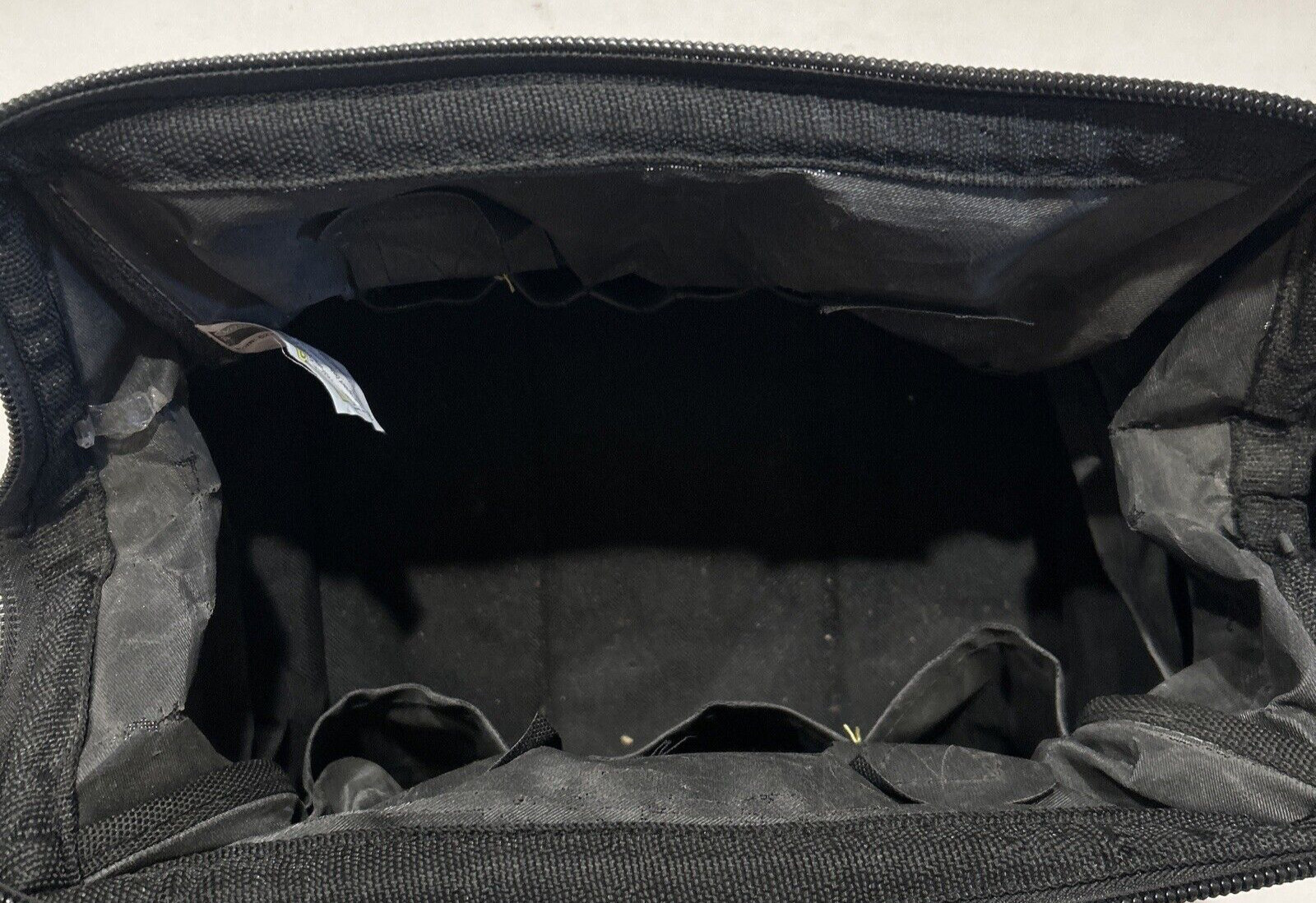 Voyager 12” Portable Tool Bag HANDY SIZE 15 Inside & 6 Outside Pockets BLACK ZIP