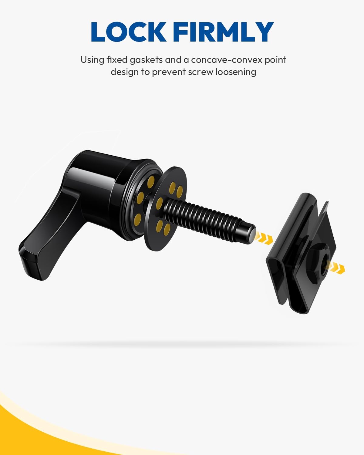 Saddle Bag Bolts, Saddlebag Locks Mounting Hardware Theft Deterrent Locks Sad…