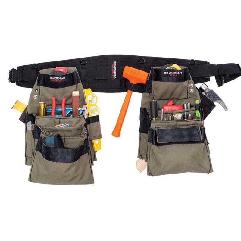 Diamondback 5-20-GR-M Denali 2.0 Toolbelt System – Right – GRN – Medium