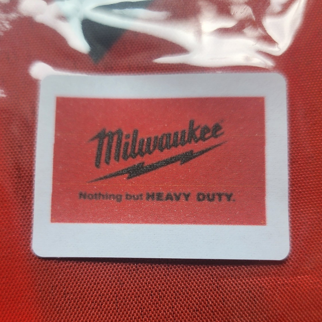 Milwaukee Nothing but HEAVY DUTY Tool Bag Tote, Red/Black Carry Bag