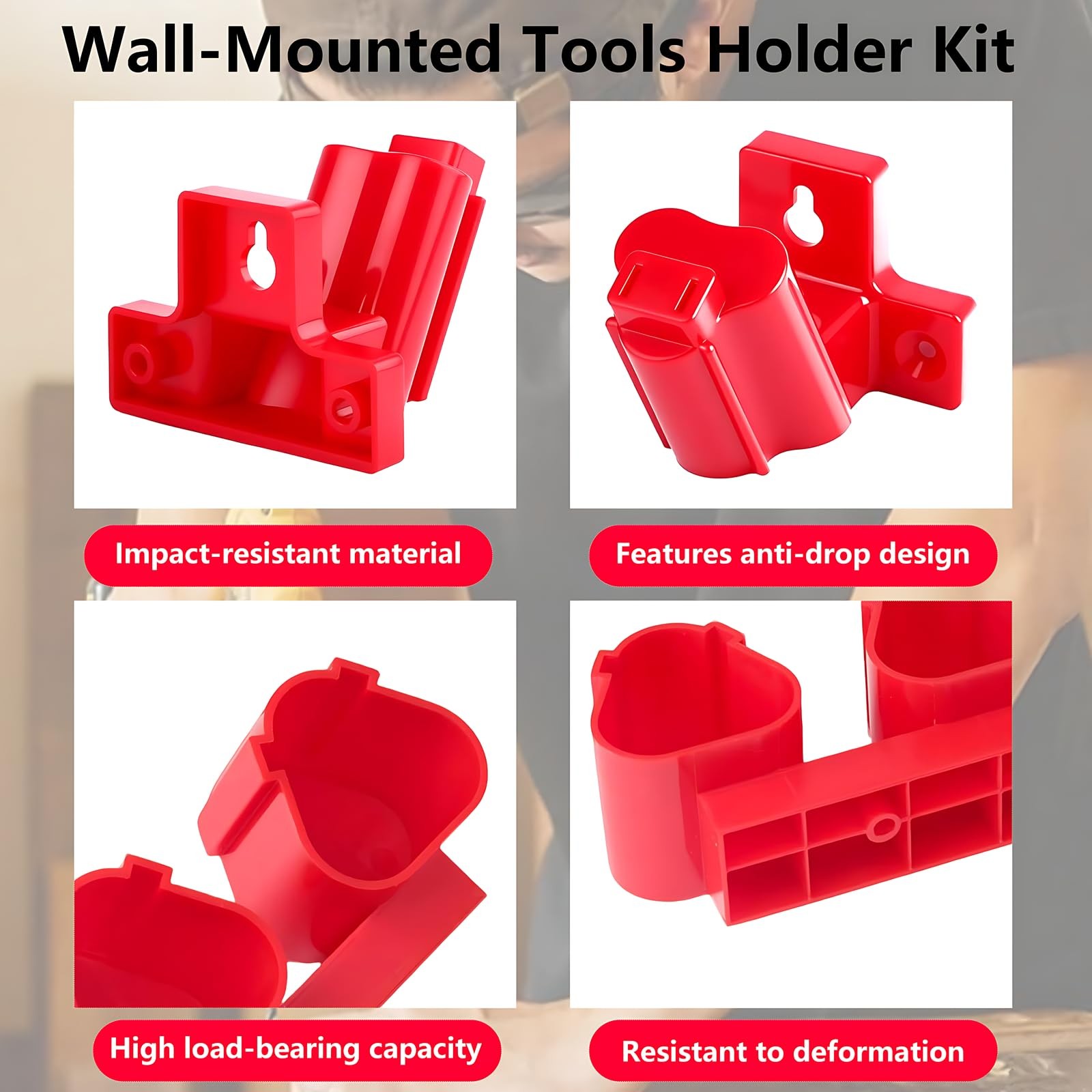 Battery Holder and Tool Holders Compatible with Milwaukee M12 12V,for Milwauk…