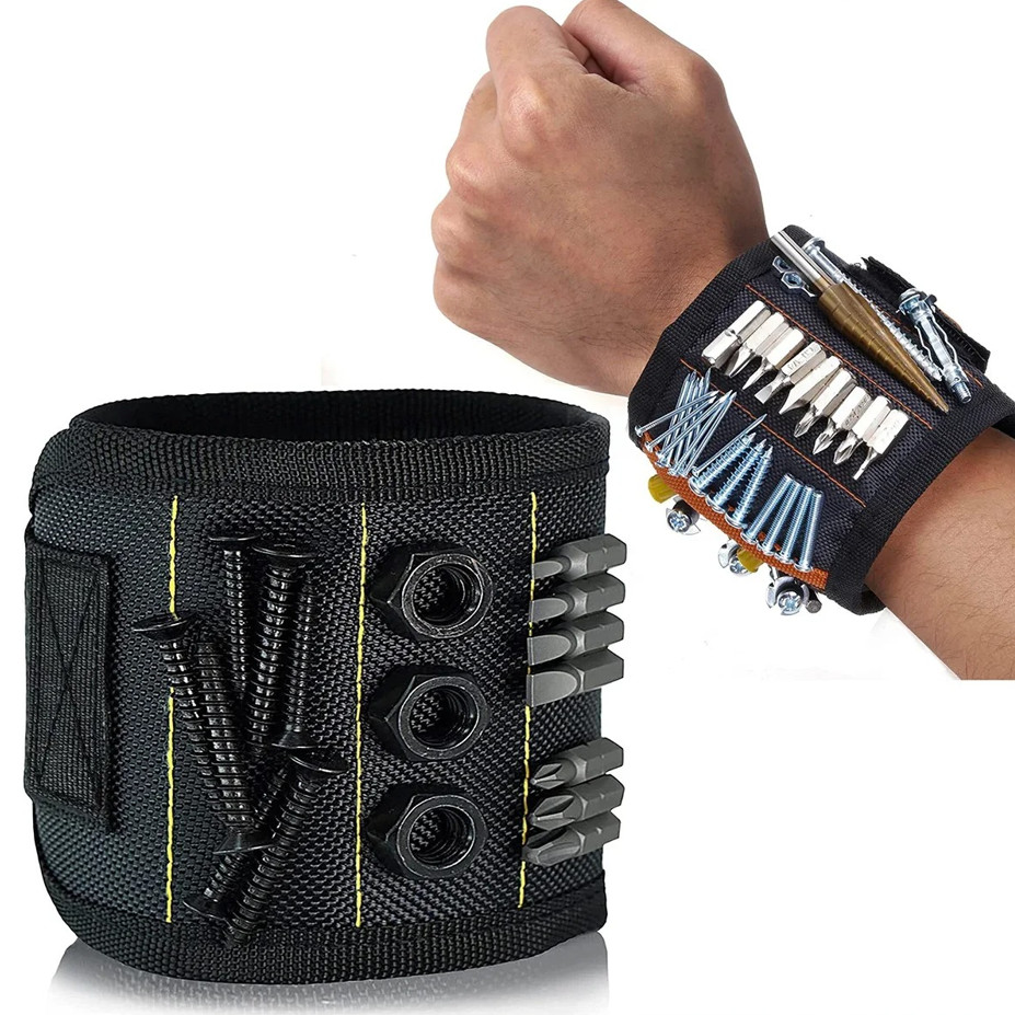1 pc Magnetic Tool Wristband Strong Magnetic Nail Holder Band