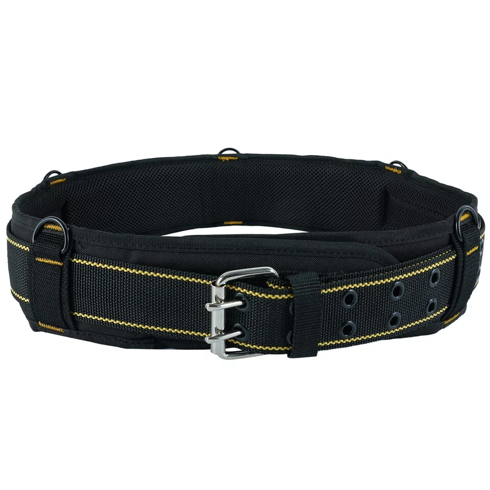 Padded Tool Belt With D Ring For Men Adjustable For 32″50″ Waists Heavyduty Work
