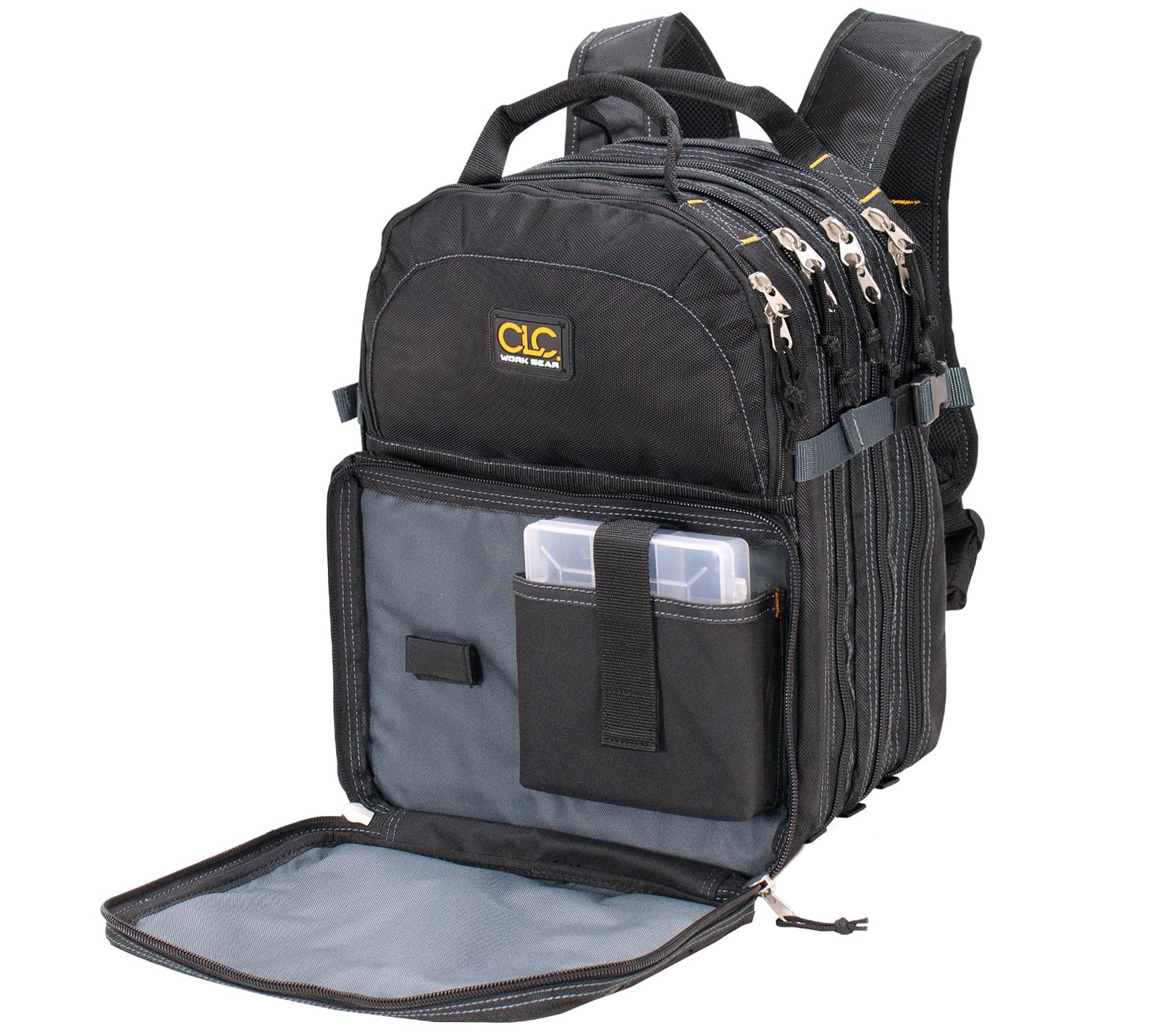 Custom Leathercraft1132 75-Pocket Tool Backpack