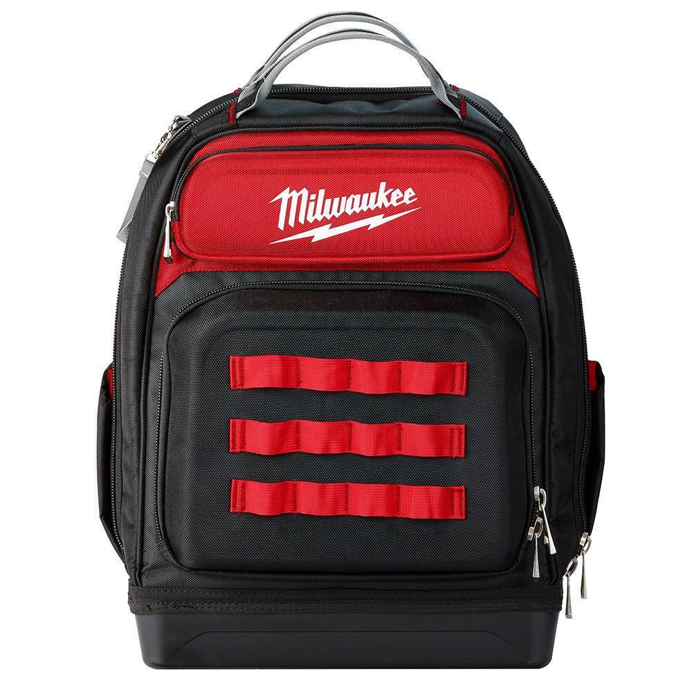 Milwaukee Jobsite Backpack 15-In Hardshell Protected Storage Organizer Tool Bag