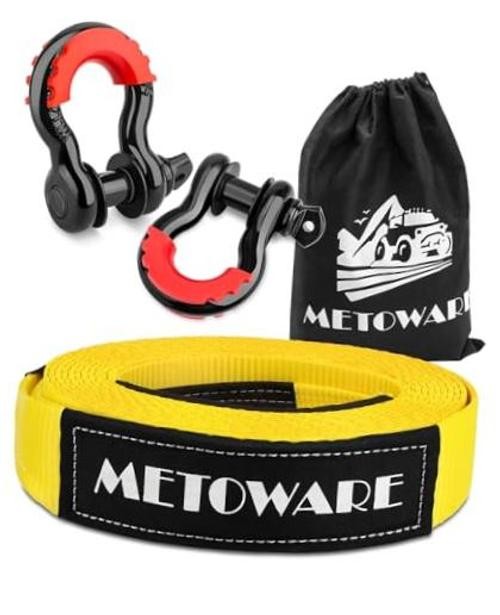 Heavy Duty Tow Strap Recovery Kit – 3″ x 20ft(35,000lbs) Tree Saver Winch