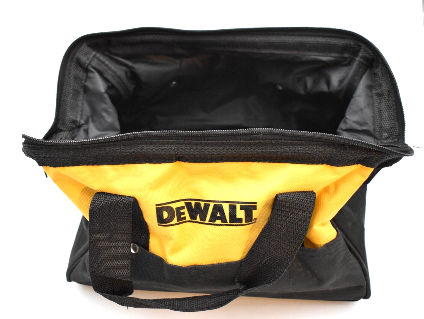 DeWALT 13 inch Mini Heavy Duty Contractor Tool Bag w/ Plastic Support Skids