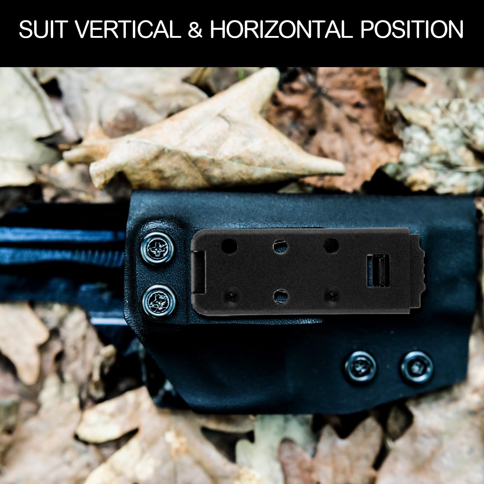 8 Pcs Holster Belt Clips Knife Belt Clip Holster Hardware Adjustable Molle Ad…