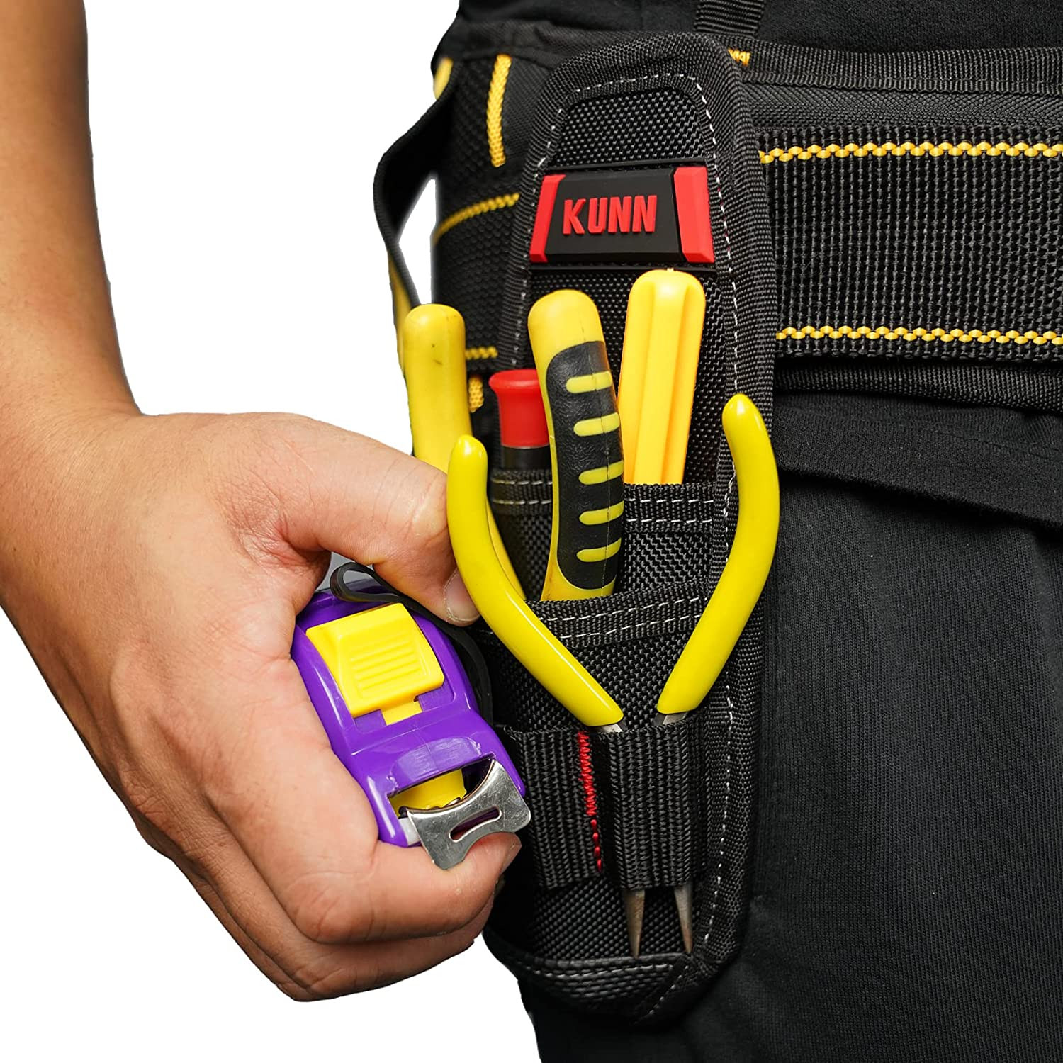 Construction Tool Holder Small Electrician’s Tool Pouch For Tool Belt
