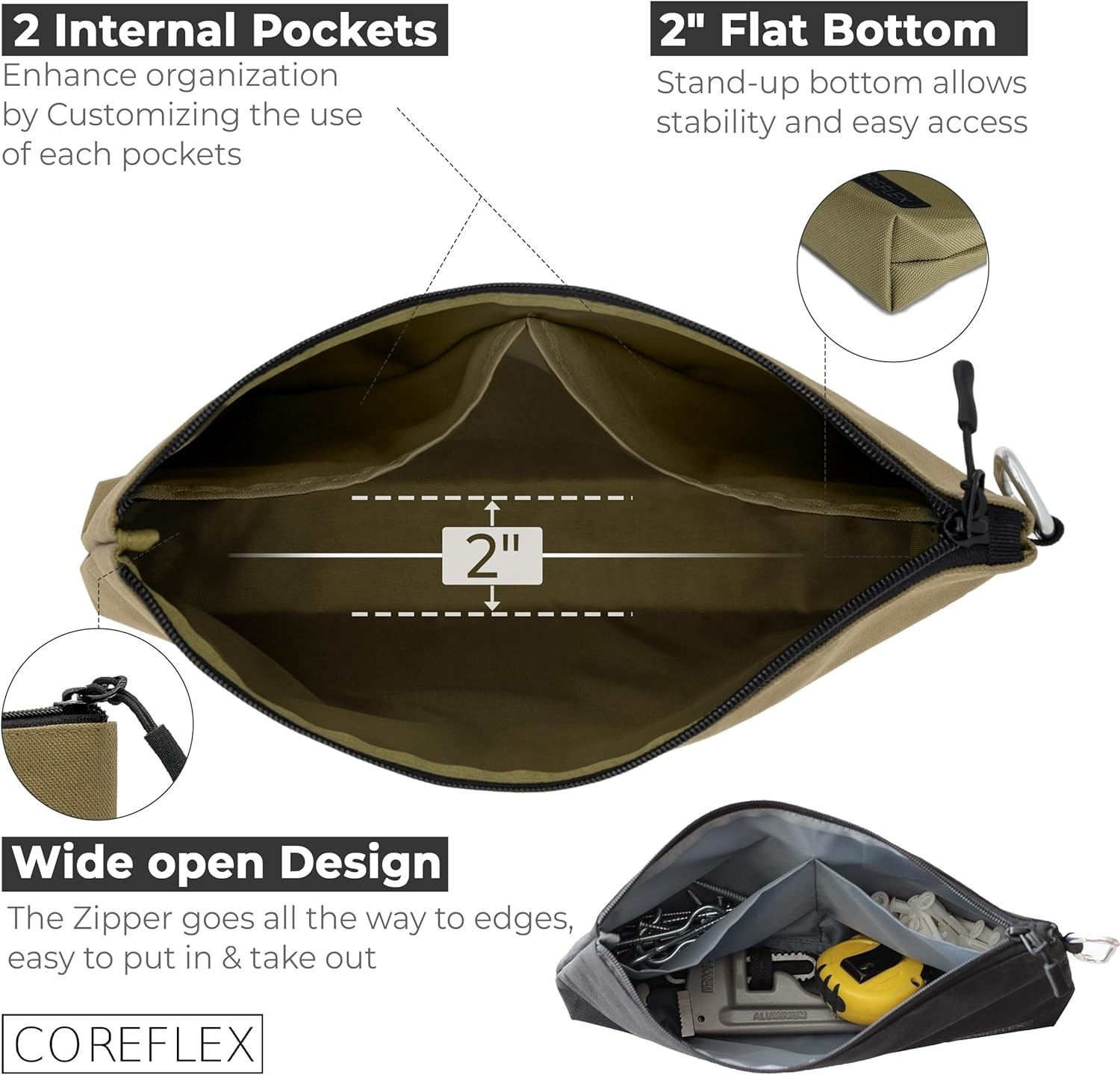 Water-Resistant Utility Bag 6 Pack