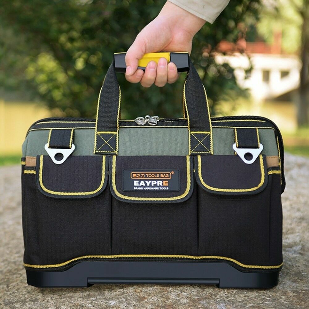New Tool Bags 13″ 16″ 18″ 20″ 1680D Oxford Cloth Electrician Bag Top Wide Mouth