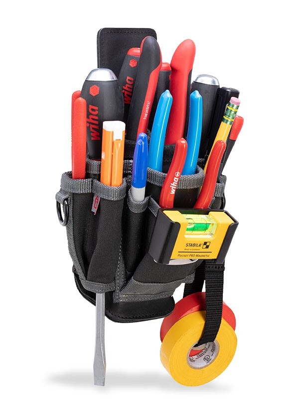 Veto Pro Pac MP2X Medium Leather Tool Pouch with 11 Pockets