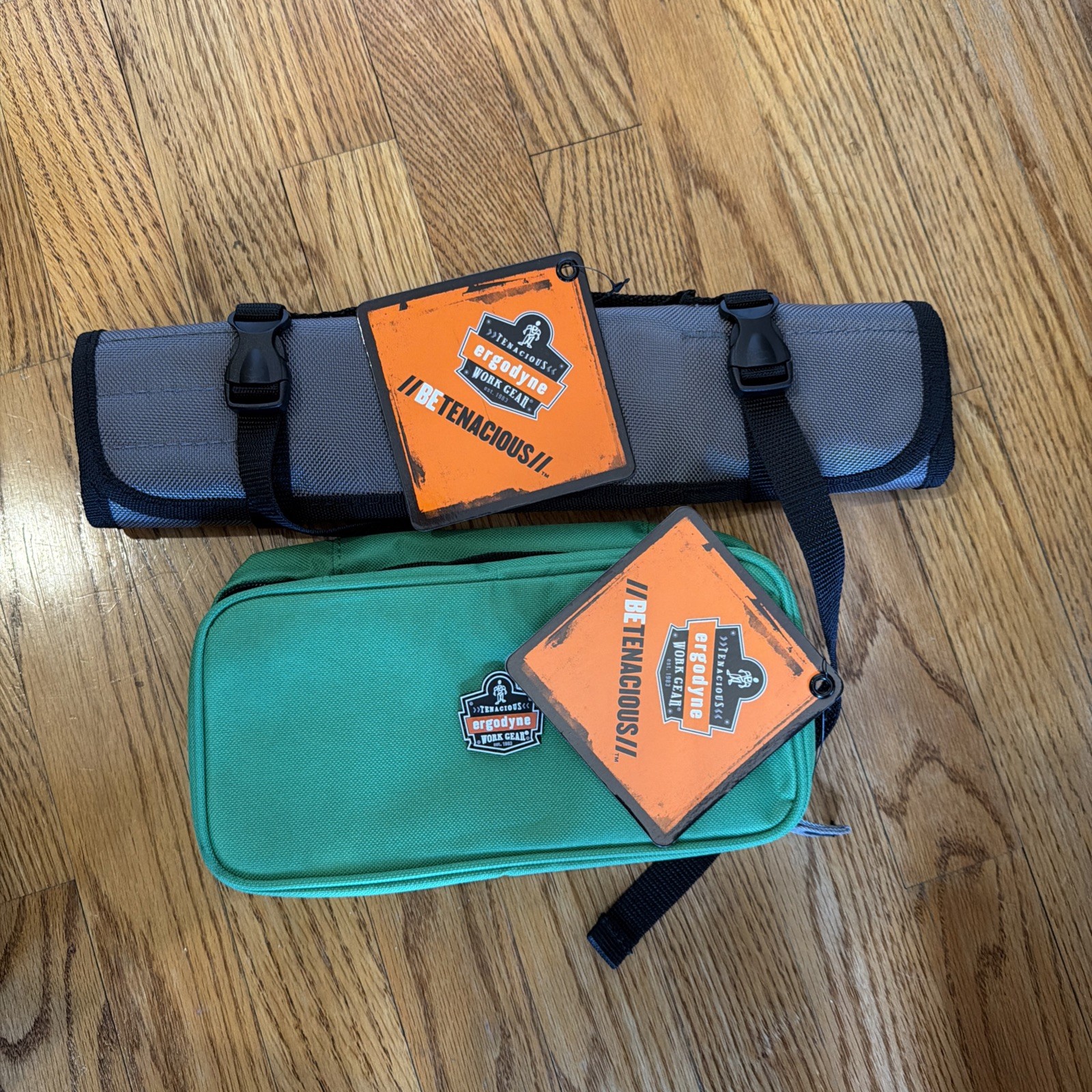 NEW 2 Pc Arsenal ergodyne 5870 5875 Tool Roll-Up Pouch, 25-Pockets Clamshell Bag